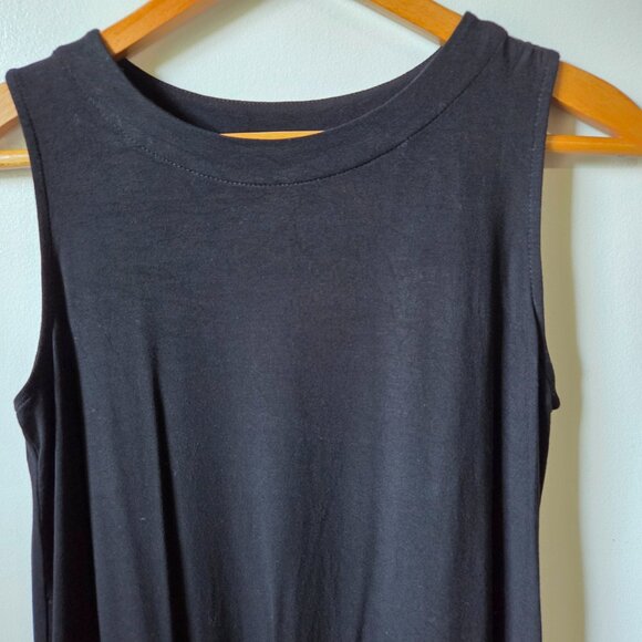 EUC J JILL BLACK BOATNECK LONG TANK TOP SIZE SMALL - Picture 6 of 12